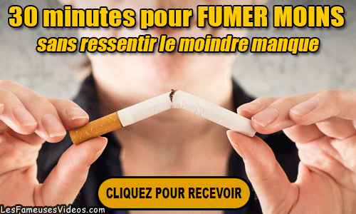 30 MINUTES POUR FUMER 2 A 5 FOIS MOINS